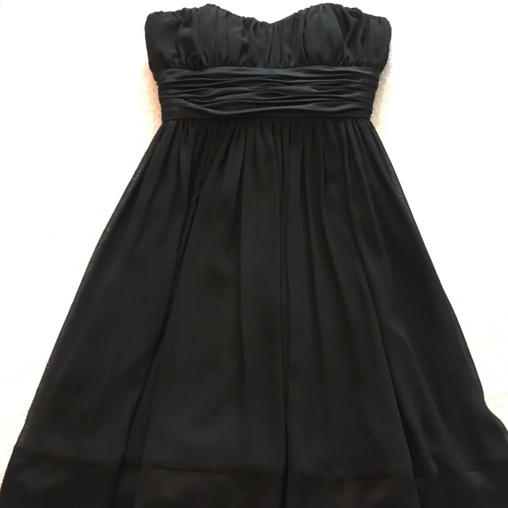 (2 for $30) BCBG Black strapless cocktail dress
